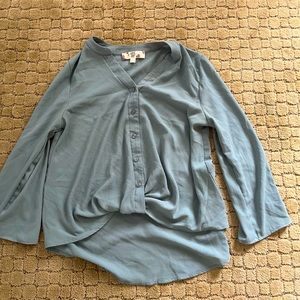 Light blue button up top/blouse